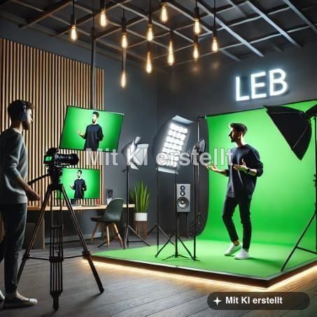 Warum ein Aufnahmestudio mit Greenscreen perfekt für deine nächsten Social-Media-Posts ist